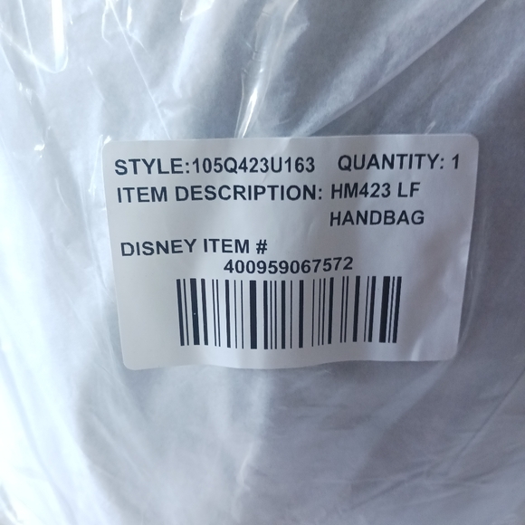 Disney Parks × Loungefly The Haunted Mansion Wallpaper Drawstring Purse GITD - Picture 10 of 11